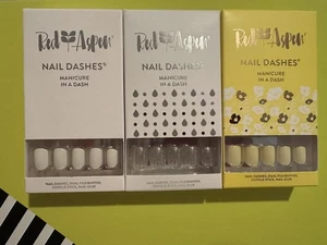 Lote 3 guiones de uñas de manicura Red Aspen nuevos; Nina, aroma a lluvia, lado soleado - Imagen 1 de 3