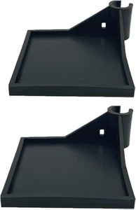 2 PCS Grow Tent Corner Shelf,16 mm Accessories,White Black/2 Pcs  - Picture 1 of 7
