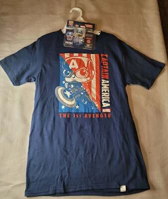 Funko Captain American Shirt + Pop - Image 1 of 3