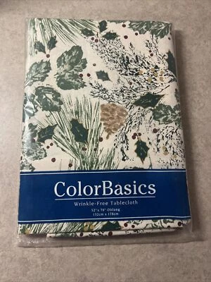 Vintage Color Basics Wrinkle-Free Tablecloth pine Cone table cloth from Younkers - Image 1 of 4