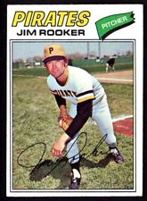 1977 Topps #82 Jim Rooker (wrinkle) - Pittsburgh Pirates - EX - ID091