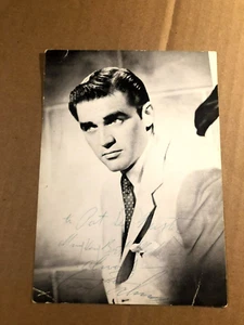 Steve Cochran Very Rare Very Early Autographed Photo '50 White Heat Twilight Zne - Picture 1 of 7