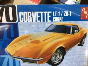 AMT 1097 1970 Chevy Corvette cupé LT1 ZR/1 1/25 kit McM FS ¡NUEVO! - Imagen 1 de 3