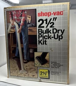 Shop Vac 801-78 2 1/2" Bulk Dry Pick Up Kit New Black MADE IN USA - Picture 1 of 8