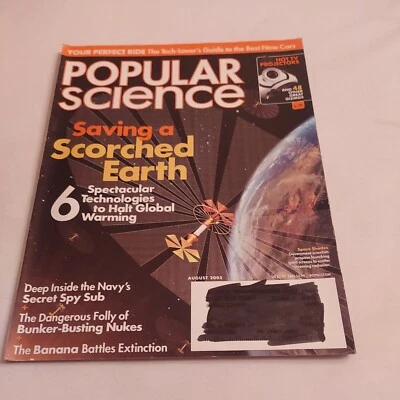 2005 August, Popular Science Monthly Magazine, Saving A Scorched Earth (MH486)  - Image 1 of 3