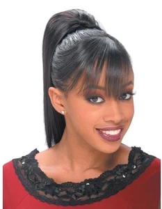 FreeTress Equal Synthetic Drawstring  Hair Ponytail - Yaky Straight 12 inch  - Picture 1 of 16