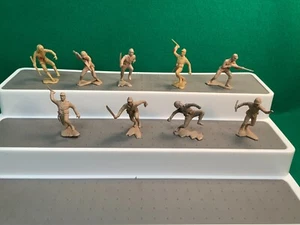 9 Vintage Marx Spielset Iwo Jima japanische Soldaten Figuren 54mm - Bild 1 von 6