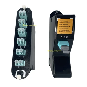 2pcs Fiber Module 12F LC Duplex - MTP Replace Corning CCH-UM12-05-93T 50µm OM3 - Picture 1 of 5