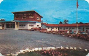 1950s Gateway Motel 1000 Islands Gananoque Canada CA Souvenir Business Card - Picture 1 of 2