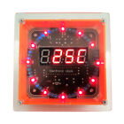 DIY DS1302 DC5V Rotating LED Electronic Digital Clock Learning Board With Shell