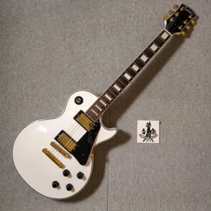 Burny by Fernandes E-Gitarre Les Paul Custom White RLC-55 aus Japan #1 - Bild 1 von 18