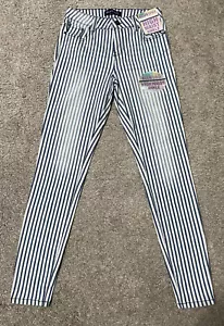 BLUE SPICE PANTS SIZE 1 FOR WOMEN COLOR STRIPS BLUE/WHITE - Picture 1 of 11