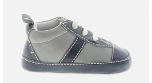 Infant Boys Little Me Brown Tan Oxford Shoes Sz 2 (6-9M) - Picture 1 of 2