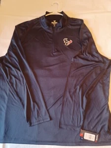 Fanatics Houston Texans Quarter Zip NWT NFL Football 4XL Big - Picture 1 of 7