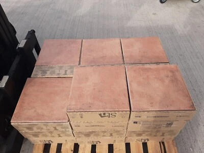 40sqm (R12) Anti-slip Light Terracotta 12mm Thick Strong Ceramic Tiles 33x33cm - Image 1 of 4