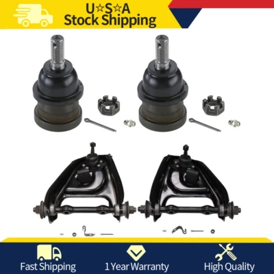 Braços de controle superiores inferiores dianteiros e junta esférica para 1975 1976 Chevrolet C10 (4) - Imagem 1 de 4