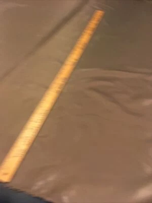 1+yds 46” wide polyester Fabric ￼ remnant  craft￼ brown - Image 1 of 4