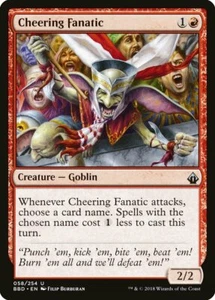 2 X MAGIC THE GATHERING - MTG - Battlebond BBD #58 Cheering Fanatic - Imagen 1 de 1