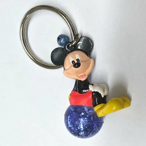 Vintage Mickey Mouse Disco Ball Keychain - Picture 1 of 4