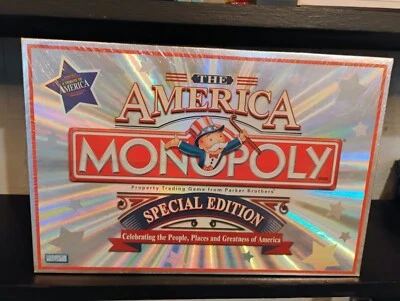 Monopoly The America USA Special Edition 2002 Parker Brothers Brand New Sealed - Image 1 of 2