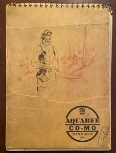 Original Artist's Sketchbook with Drawings signed Tim Martin African-American - Picture 1 of 8