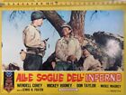 1965 THE BOLD AND THE BRAVE Corey Don Italian Fotobusta Movie Poster ORIG F20-6