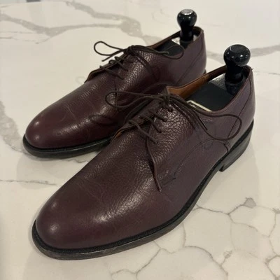 Sapatos sociais vintage Dack’s couro oxhide derby 8,5F - Imagem 1 de 4