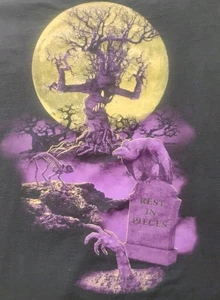 Vintage Rest In Pieces Halloween Motto T-Shirt Größe XL - Bild 1 von 3