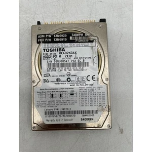 MK4026GAX Toshiba HDD2193 40GB 2,5" 9,5MM IDE 44 Pin Festplatte - Bild 1 von 4