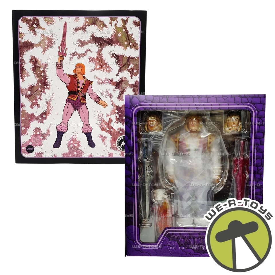 MONDO MOTU Masters of The Universe SDCC Prince Adam Beast Man TIMED