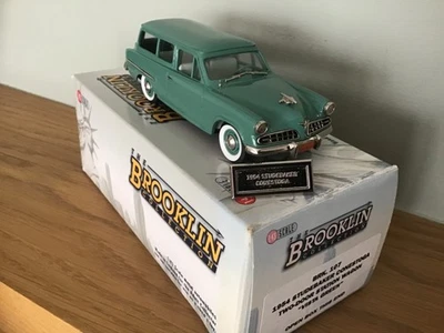 MODELOS BROOKLIN 1/43 BRK107 - 1954 STUDEBAKER CONESTOGA 2 PUERTAS METAL BLANCO COMO NUEVO Foto 1 de 4