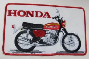 1970s Vintage Large HONDA Motorcycle Jacket Patch Swag Orig EXC NOS 8 1/2 BY 5 - Picture 1 of 1