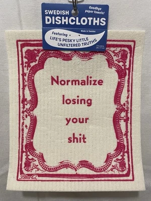 Blue Q Swedish Dishcloth Normalize Losing Your Sh*t