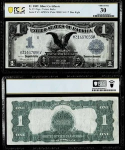 Fr.#233 1899 $1 Silver Certificate Note ~ PCGS VERY FINE 30 - Picture 1 of 1