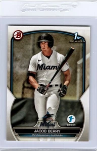 2023 Bowman 1st Edition #BPPF108 JACOB BERRY Miami Marlins LSU Tigers (2) - Bild 1 von 4