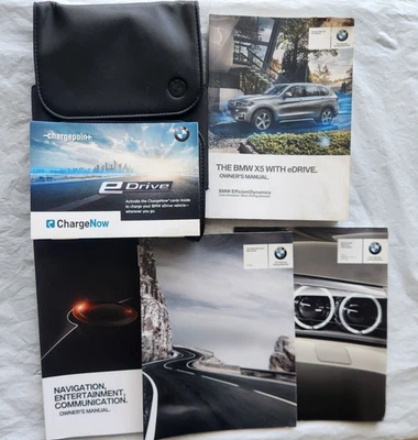 BMW X5 eDrive Hybrid 40e 2016 manual del propietario juego completo con estuche original Foto 1 de 4