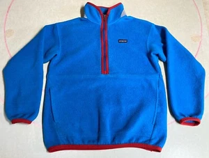 Patagonia Better Sweater 1/2 Zip Fleece Boys Youth Small 8 Outdoors Blue Hiking - Picture 1 of 7