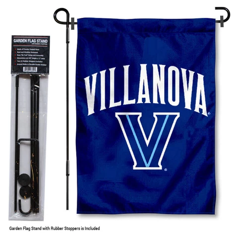 Villanova Wildcats Garden Flag and Yard Stand Included Cover