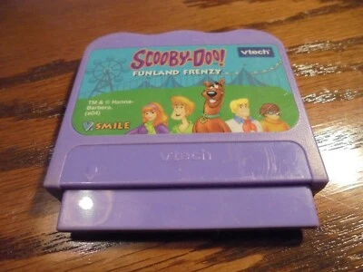 Vtech Vsmile Learning Game Cartridges (2) Scooby-Doo Funland + Go Dieco Go!   80 - Image 1 of 2
