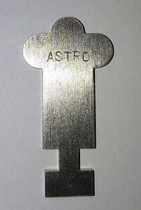 Replica REPLACEMENT KEY for the Astro MFG Rocket Coin Bank USA Stainless Berzac