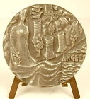 Medaille Ville d'Angers sc Paulin vue château des ducs d'Anjou 62 mm medal