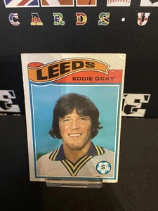 Topps Football Card 1978 Orange Back Eddie Gray Leeds United B1-T10 - Bild 1 von 2