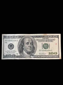 $100 bill (One Hundred Dollar Bill) - Series 2003A - Picture 1 of 2