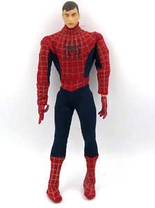 12" Spider-Man Movie 1/6 Toy Biz 2001 Toby Maguire Figure Loose