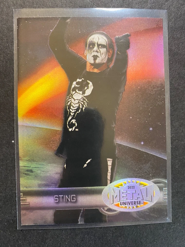 Sting - 2022 Skybox Metal Universe AEW Wrestling " Retro"Card #R-50 - Image 1 of 2