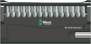 Juego de brocas de destornillador Wera Bit Check 30 TX Universal 1 SB 05057900001 - Imagen 1 de 5