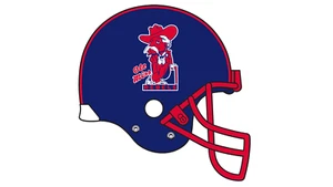 University of Mississippi Rebels helmet  Ole Miss 6 Inch decal. - Picture 1 of 1