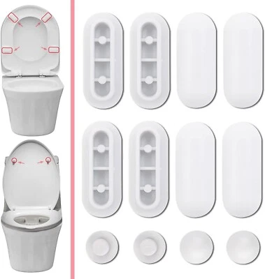 2 Set Paracolpi per Sedili WC. Paracolpi Gommini Ricambio.12 Pezzi Paracolpi in  - Immagine 1 di 4