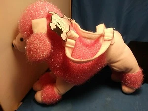 Plush Sequin Pink Poodle Handbag : Girls Purse Toy : Sensory Purse - Picture 1 of 8