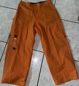 Polo Jeans Company Deadstock Cargo Pants Sz 33X30 orange  Vintage - Picture 1 of 12